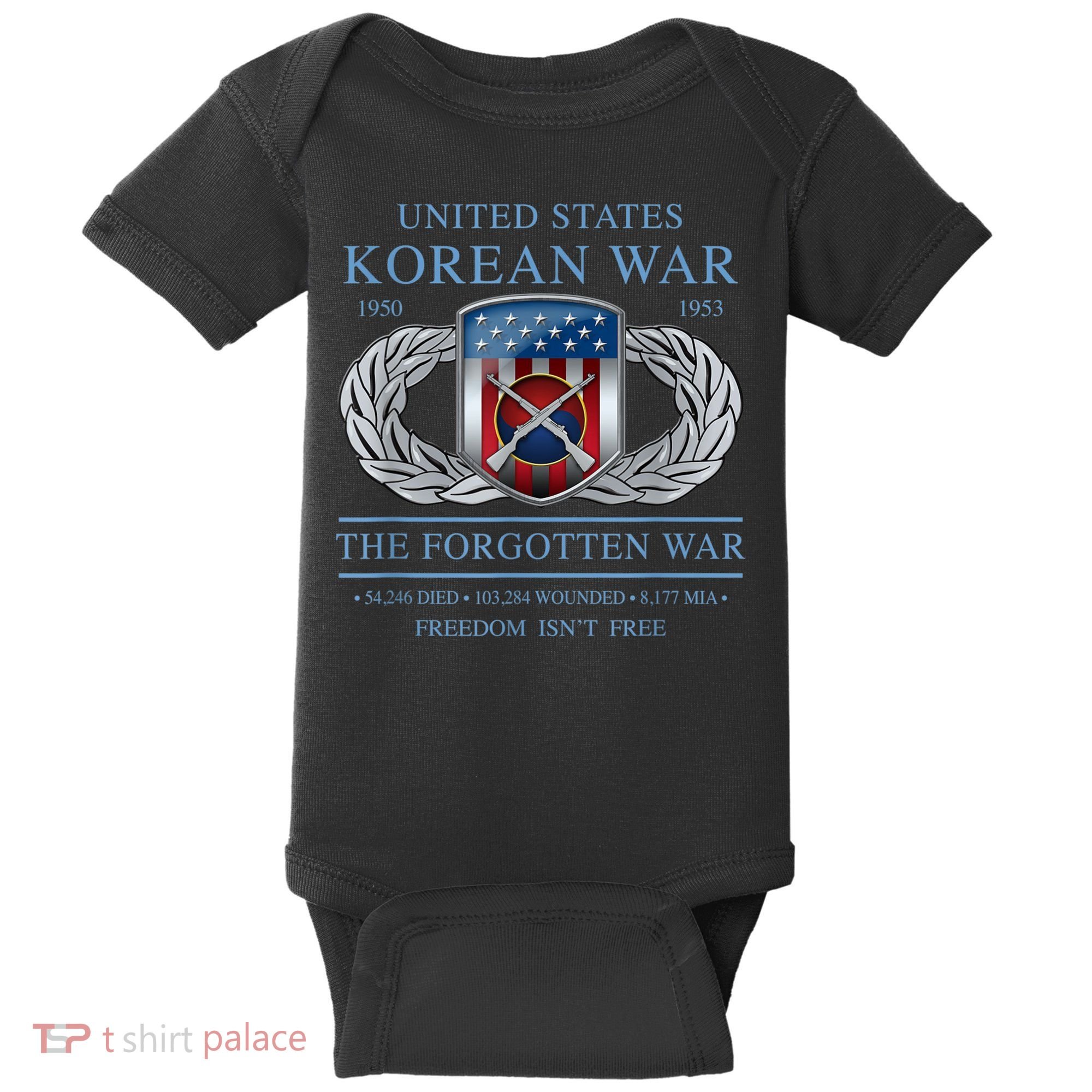 The Forgotten War Korean War Baby Bodysuit