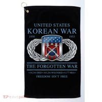 The Forgotten War Korean War Golf Towel thumb 0