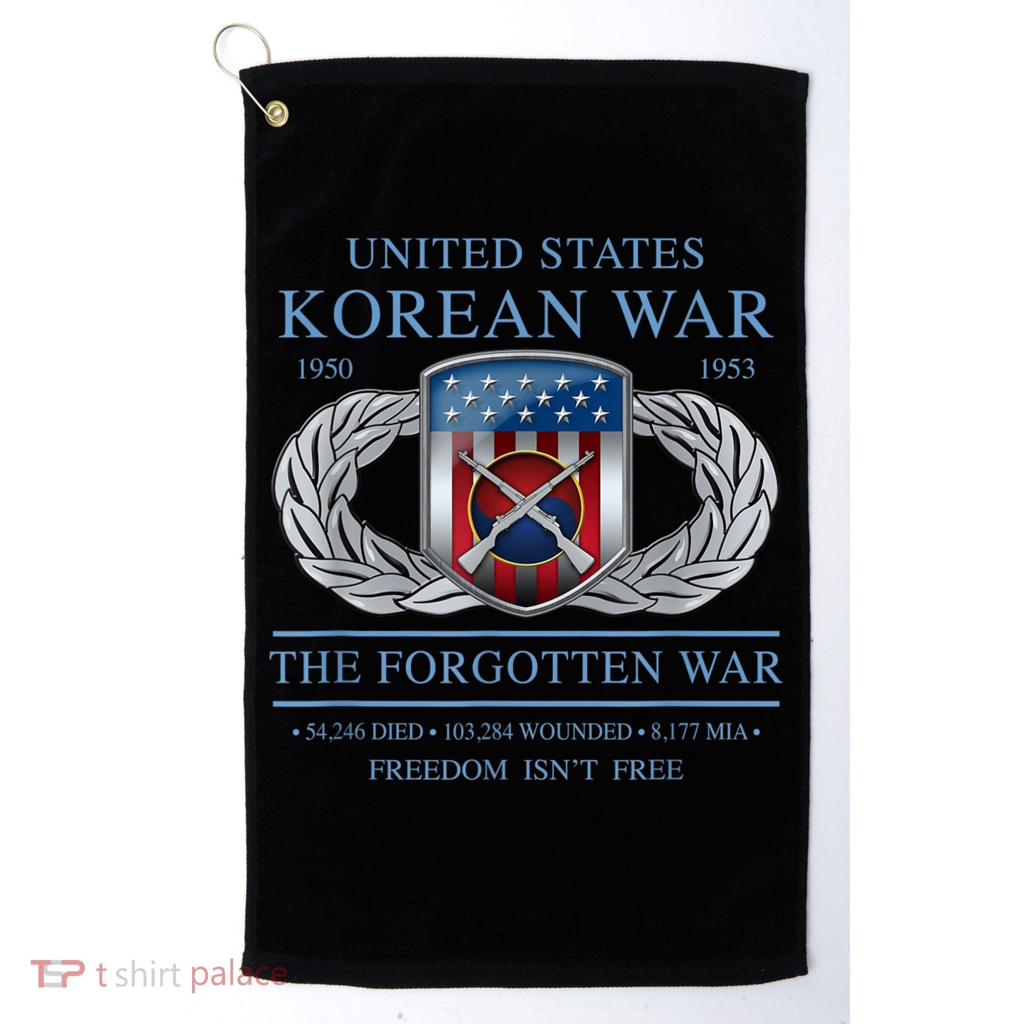The Forgotten War Korean War Golf Towel