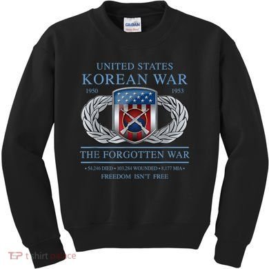 The Forgotten War Korean War Kids Sweatshirt