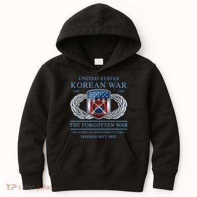 The Forgotten War Korean War Kids Hoodie