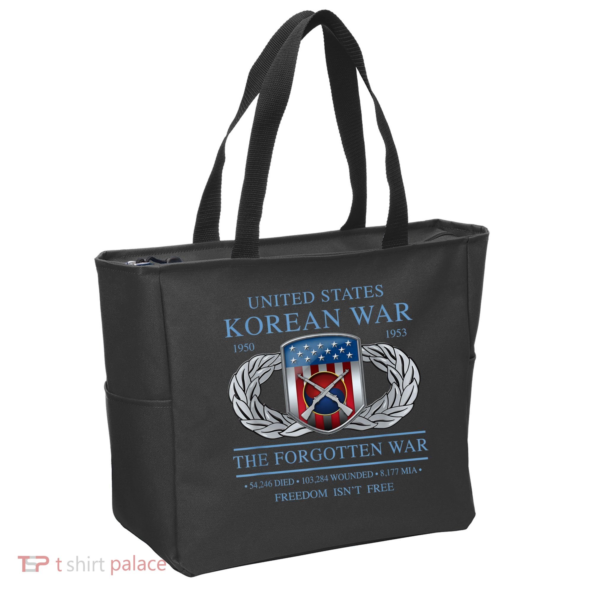 The Forgotten War Korean War Tote Bag