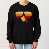 Turkey Face With Retro Sunglass Women's Sweatshirt thumb 0