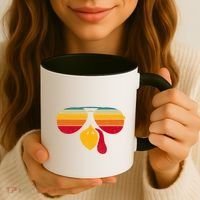 Turkey Face With Retro Sunglass Coffee Mug thumb 3