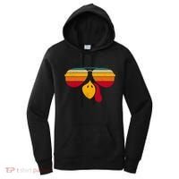 Turkey Face With Retro Sunglass Women's Hoodie thumb 0