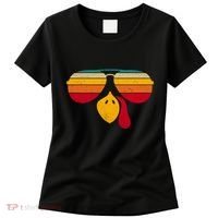 Turkey Face With Retro Sunglass Women's T-Shirt thumb 0