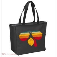 Turkey Face With Retro Sunglass Tote Bag thumb 2