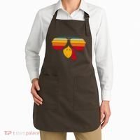 Turkey Face With Retro Sunglass Apron thumb 2