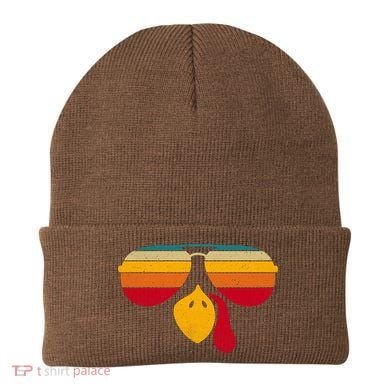 Turkey Face With Retro Sunglass Beanie