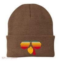 Turkey Face With Retro Sunglass Beanie thumb 0
