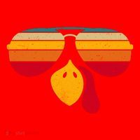 Turkey Face With Retro Sunglass Santa Hat thumb 1
