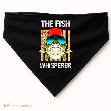 The FISH Whisperer Funny USA-Made Doggie Bandana