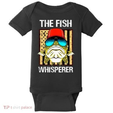 The FISH Whisperer Funny Baby Bodysuit
