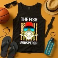 The FISH Whisperer Funny Tank Top thumb 4