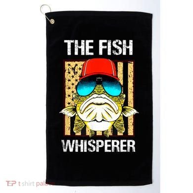 The FISH Whisperer Funny Golf Towel
