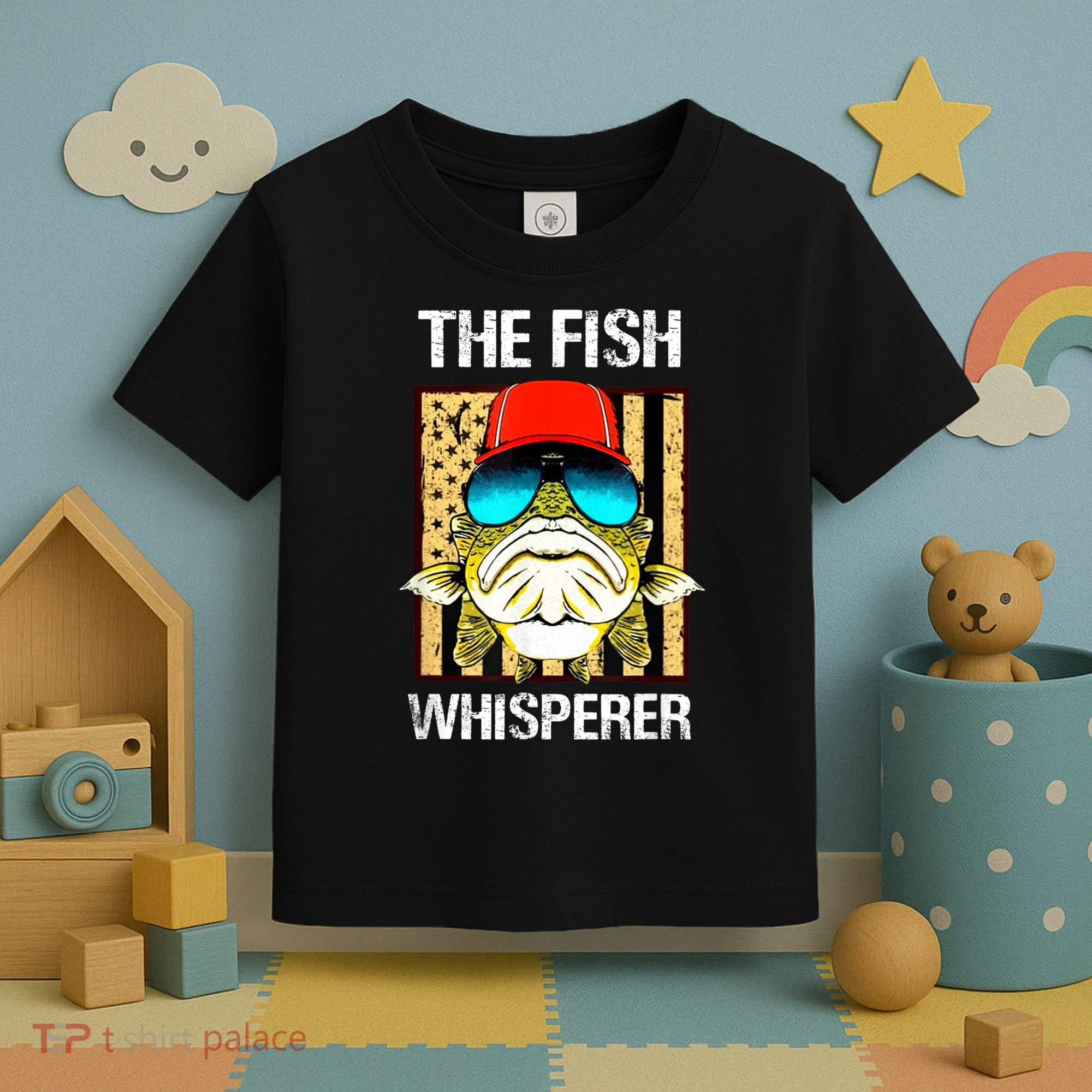 The FISH Whisperer Funny Toddler T-Shirt