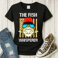 The FISH Whisperer Funny Women's T-Shirt thumb 3