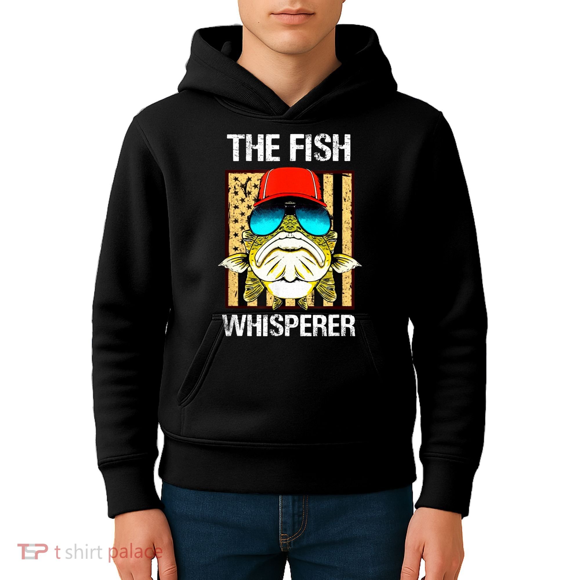 The FISH Whisperer Funny Kids Hoodie