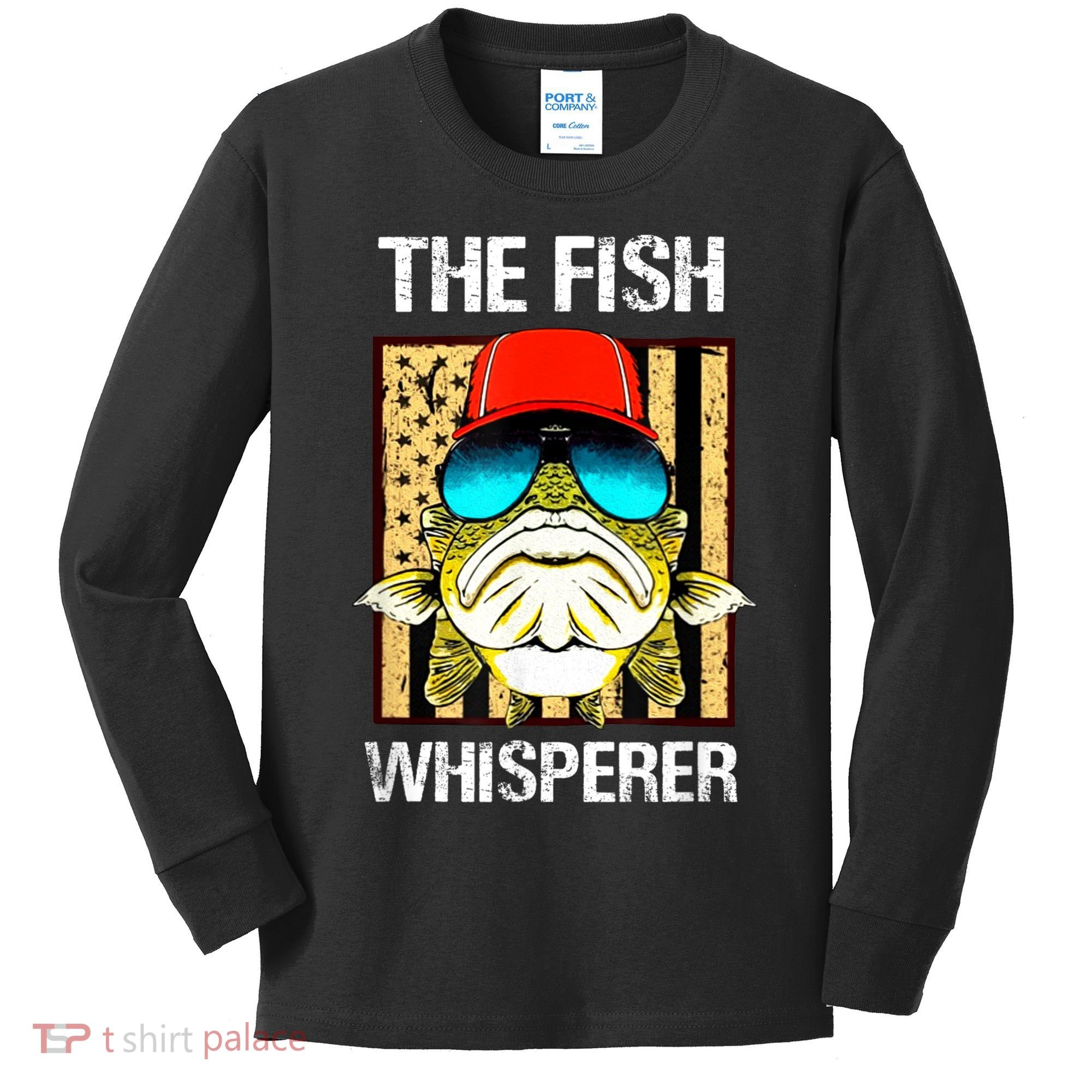 The FISH Whisperer Funny Kids Long Sleeve Shirt