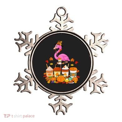 Thanksgiving Flamingo Wearing Hat Fall Coffee Cups Lover Ornament