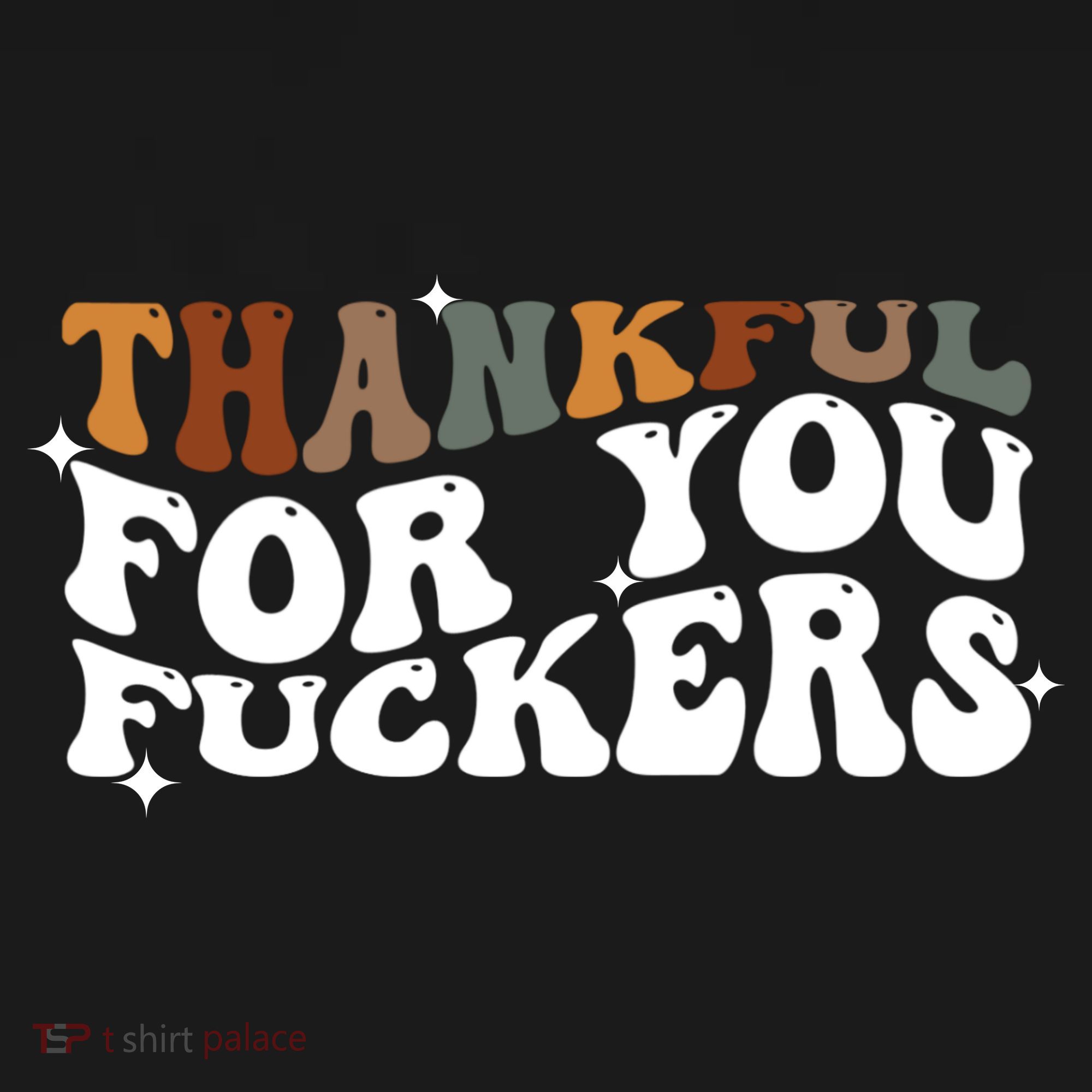 Thankful For You Fuckers Retro Vintage T-Shirt
