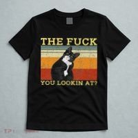 The Fuck You Lookin At Cat Lovers T-Shirt thumb 5