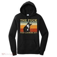 The Fuck You Lookin At Cat Lovers Women's Hoodie thumb 0
