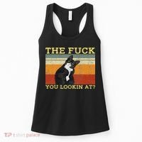 The Fuck You Lookin At Cat Lovers Women's Tank Top thumb 0
