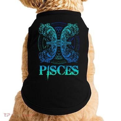 Two Fish Zodiac Sign Symbol Horoscope Pisces Doggie Tank