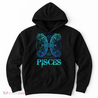 Two Fish Zodiac Sign Symbol Horoscope Pisces Hoodie