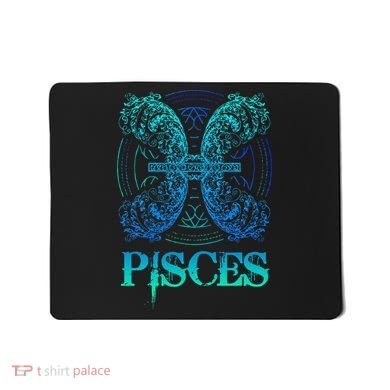 Two Fish Zodiac Sign Symbol Horoscope Pisces Mousepad