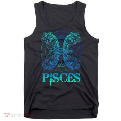 Two Fish Zodiac Sign Symbol Horoscope Pisces Tank Top