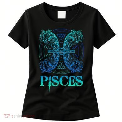 Two Fish Zodiac Sign Symbol Horoscope Pisces Women's T-Shirt