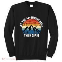 Third Grade 1st Day Of School Let The Adventure Begin Sweatshirt thumb 0