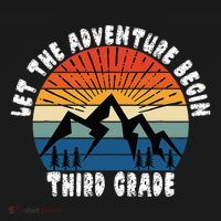 Third Grade 1st Day Of School Let The Adventure Begin Women's Hoodie thumb 2