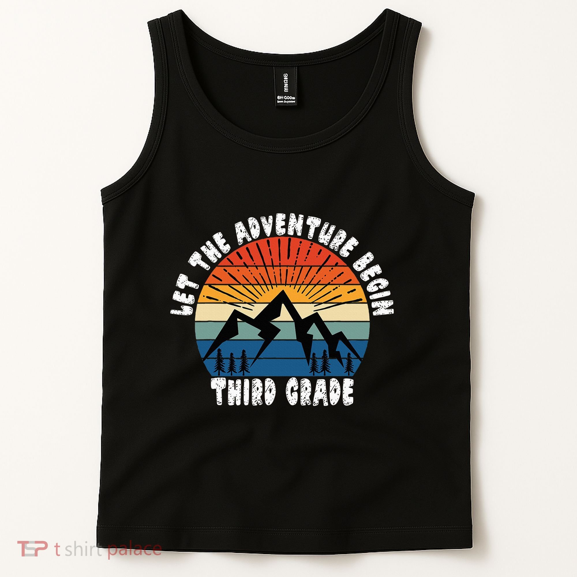 Third Grade 1st Day Of School Let The Adventure Begin Tank Top