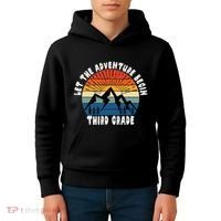 Third Grade 1st Day Of School Let The Adventure Begin Kids Hoodie thumb 4