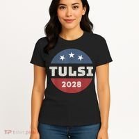 Tulsi Gabbard 2028 For President Campaign Women's T-Shirt thumb 4