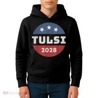 Tulsi Gabbard 2028 For President Campaign Kids Hoodie thumb 4