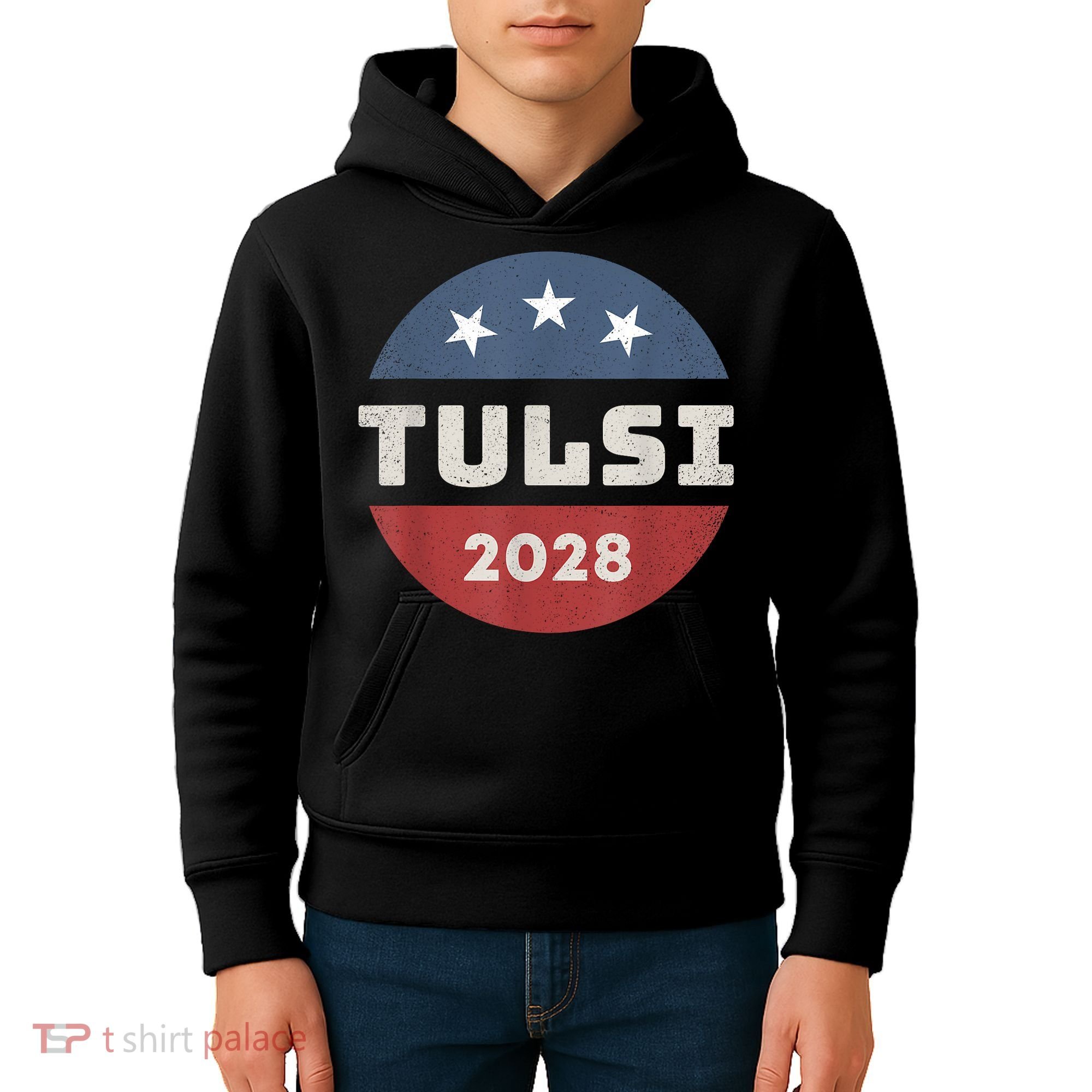Tulsi Gabbard 2028 For President Campaign Kids Hoodie