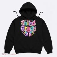 Third Grade 3rd Coquette Floral School Gift Hoodie thumb 0
