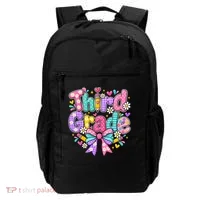 Third Grade 3rd Coquette Floral School Gift Backpack thumb 0