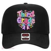 Third Grade 3rd Coquette Floral School Gift Hat thumb 0