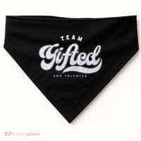 Team Gifted And Talented Exceptional Student Teacher Smart USA-Made Doggie Bandana thumb 0