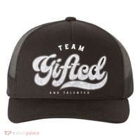Team Gifted And Talented Exceptional Student Teacher Smart Yupoong Adult 5-Panel Trucker Hat thumb 0