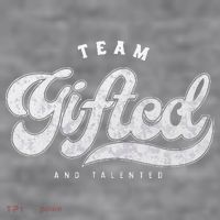 Team Gifted And Talented Exceptional Student Teacher Smart Women's Racerback Cropped Tank thumb 2