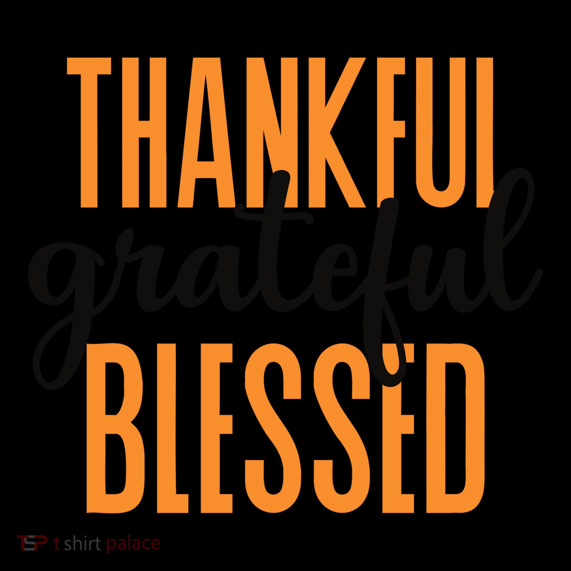 Thankful Grateful And Blessed Thanksgiving Holiday Coffee Mug
