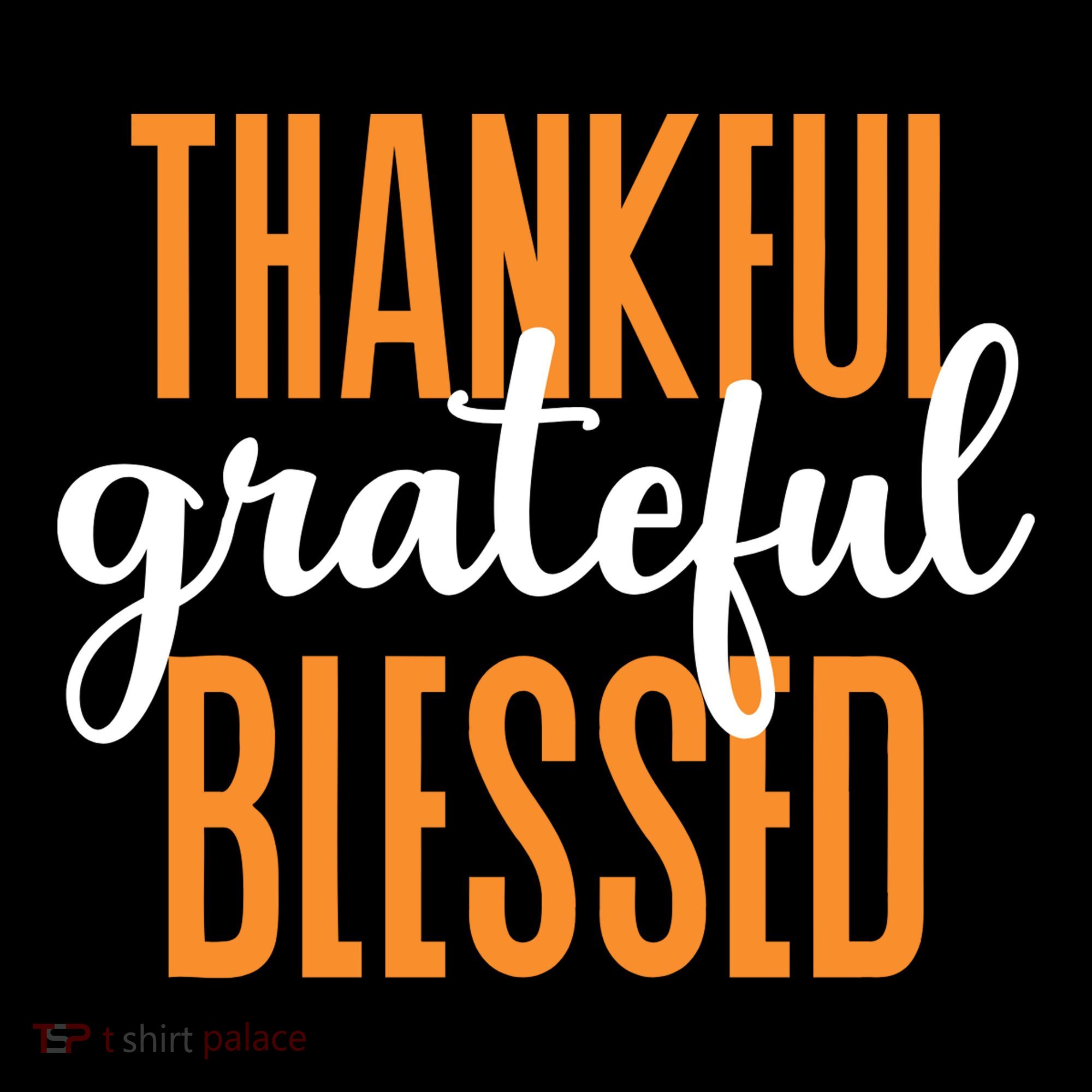Thankful Grateful And Blessed Thanksgiving Holiday Women's Hoodie
