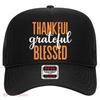 Thankful Grateful And Blessed Thanksgiving Holiday Hat thumb 0