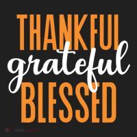 Thankful Grateful And Blessed Thanksgiving Holiday Hat thumb 2